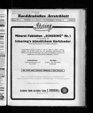 Jahrgang 1926, Hamburg, den 5. September 1926, Nummer 36