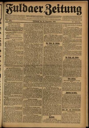 Ausgabe vom Mittwoch, den 19. Dezember 1917.