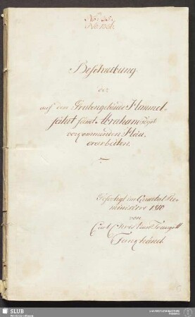 Beschreibung der auf dem Grubengebäude Himmelfahrt samt Abraham Fdgrb: vorkommenden Häuerarbeiten - 18.6031 4.