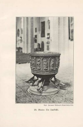 St. Marien: Der Taufkessel