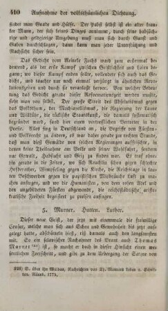 5. Murner. Hutten. Luther