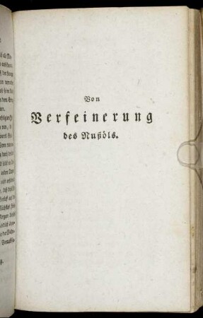 Von Verfeinerung des Nußöls.