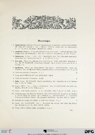 Merowinger (Nr. 1-15)