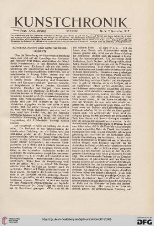Kunstakademien und Kunstgewerbeschulen