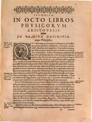 Commentarii Collegii Conimbricensis Societatis Iesv, In octo libros Physicorum Aristotelis Stagiritae. 1