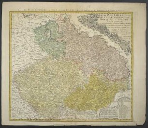 Regni Bohemiae, Duc. Silesiae, Marchionatuum Moraviae et Lusataie Tabula generalis