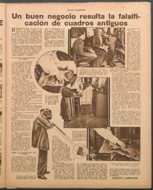 Un buen negocio resulta la falsificación de cuadros antiguos