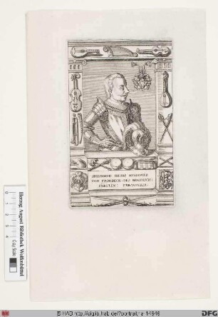 Bildnis Sigmund Julius Münsinger (Mynsinger) von Frundeck