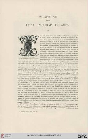 2: 108e exposition de la Royal Academy of Arts