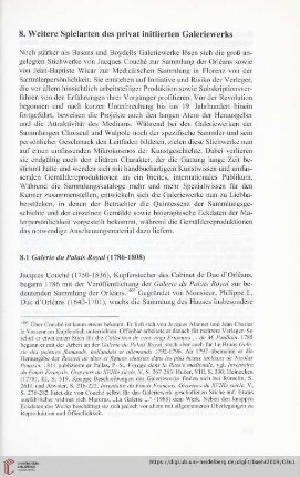 8. Weitere Spielarten des privat initiierten Galeriewerks