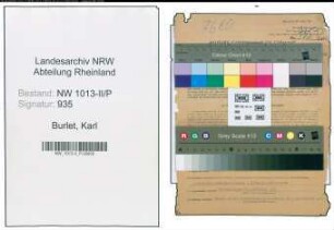 Entnazifizierung Karl Burlet , geb. 19.04.1908 (Polizist)