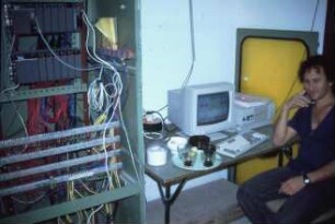 Fotografie: Informationstechnik, Prozeßtechnik, Regelung, Steuerung, Legehennenhaltung, Leitstand