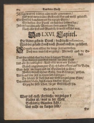 Das LXVI. - LXVII. Capitel.