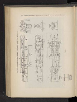 200 PS.-Versuchsmaschine Junkers in Tandemanordnung, vom Jahre 1910.