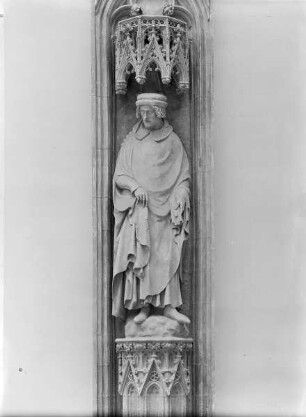 Pfeilerfigur: Jean Buteau, Seigneur de la Rivière