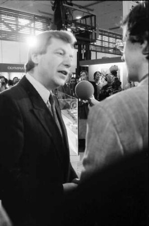Berlin: ITB; 750 Jahrfeier Berlin 1987; ITB Stand; Modell zum Jubiläum Straße 17. Juni