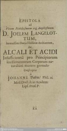 XVII. DE ALCALI ET ACIDI