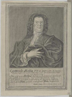 Bildnis des Gottlieb Stolle