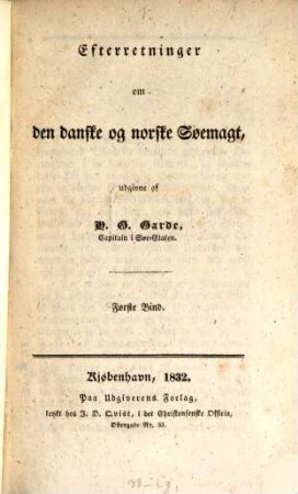 Efterretninger om den danske og norske Søemagt, 1