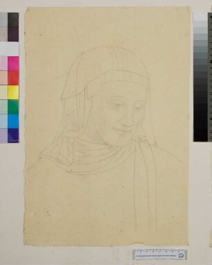 Hl. Anna nach einem Gemälde der Heiligen Familie von Pompeo di Anselmo und Domenico Alfani