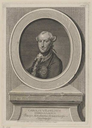 Bildnis des Carolus Wilhelmus Ferdinandus