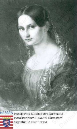 Schwabe, Julie geb. Knapp (1821-1856) / Porträt, Halbfigur