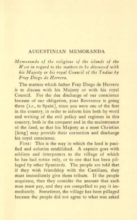 Augustinian memoranda