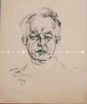 Bildnis des norwegischen Künstlers Edvard Munch (2)