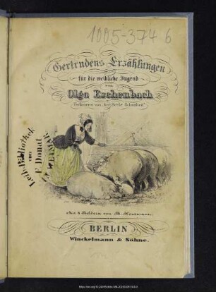 Gertrudens Erzählungen für die weibliche Jugend