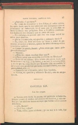Capítulo XIV. - Los dos amigos.