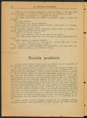 Rosalía prudente