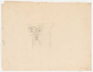 Thiersch, Friedrich von; München; Justizpalast - Kapitell im Treppenhaus (Teilansicht)