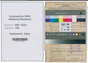Entnazifizierung Julius Aschendorf , geb. 19.12.1894 (Polier)