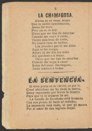 La sentencia.
