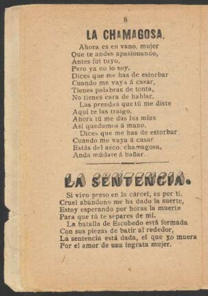La sentencia.