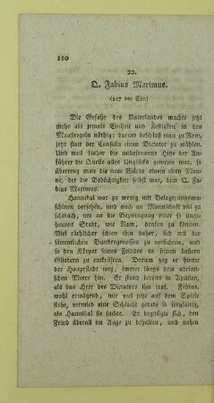 20. O. Fabius Maximus