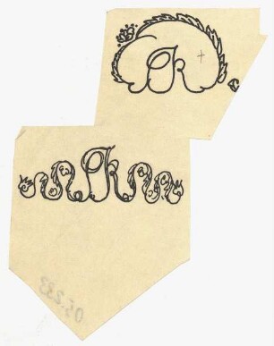 Kalligrafie- und Ornamentstudien : Grafische und ornamentale Gestaltung der Initialen S K