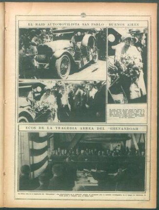 El raid automovilista San Pablo - Buenos Aires