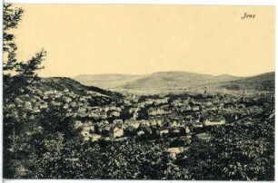 Jena. Blick auf Jena