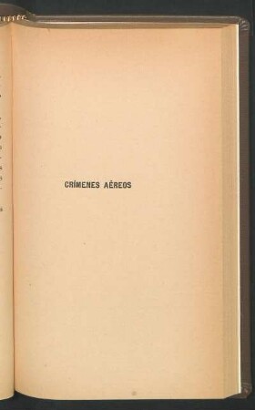 Crímenes Aéreos