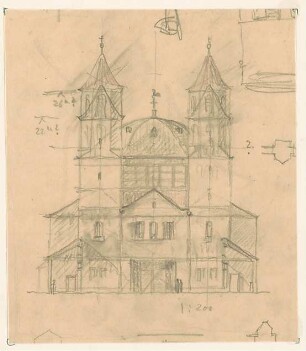 Fischer, Theodor; Nürnberg; Reformations - Gedächtniskirche - Ansicht