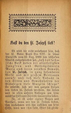 "Gehet zu Joseph!"