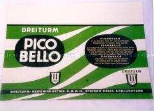 Banderole "Picobello-Reinigungsmittel"
