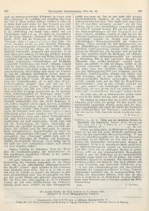 480 [Rezension] Oehler, Wilhelm, China und die christliche Mission in Geschichte und Gegenwart