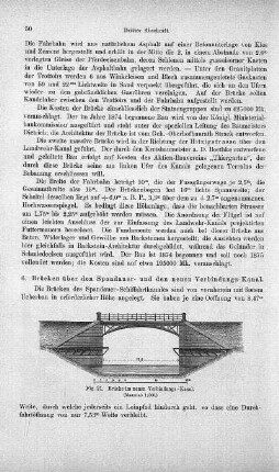 Fig. 21. Brücke im neuen Verbindungs-Kanal