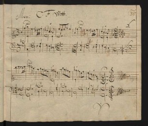 Menuette; Tasteninstrument; g-Moll