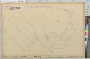 Bracht (Schmallenberg), Umlegung Bracht, Bl.3 Zuteilungskarte Bracht Flur 3