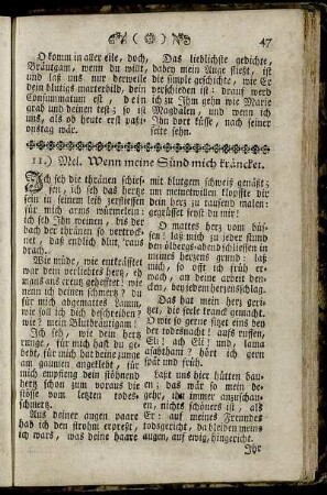 11.) Mel. Wenn meine Sünd mich kräncket.