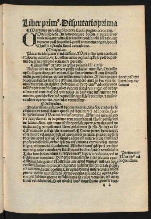 Disputatio prima