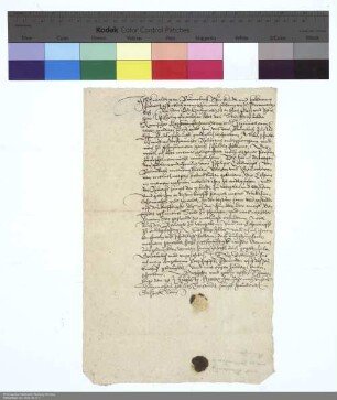Lehenvollmacht Ewalds von Baumbach für Philipp Ludwig von Baumbach zum Empfang seiner fuldischen Lehen bei Wilhelm [Hartmann von Klauer zu Wohra], Abt von Fulda